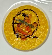 Risotto con Zucca Hokkaido